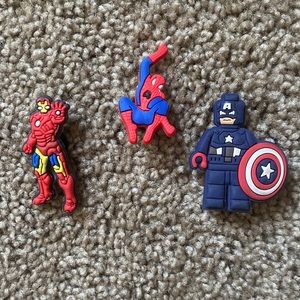 Marvel Croc jibbitz charms
